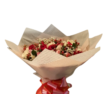 Vibrant Mixed Flower Bouquet – Colorful Bloo...