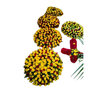 Serenity Coffin Spread – Elegant Floral Trib...