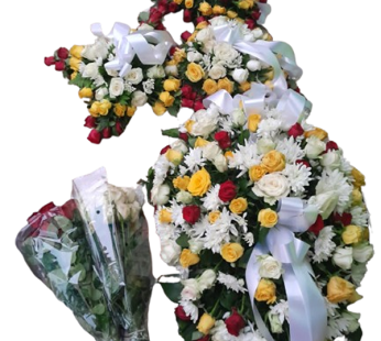 Loving Memory Funeral Wreath – Thoughtful Sy...