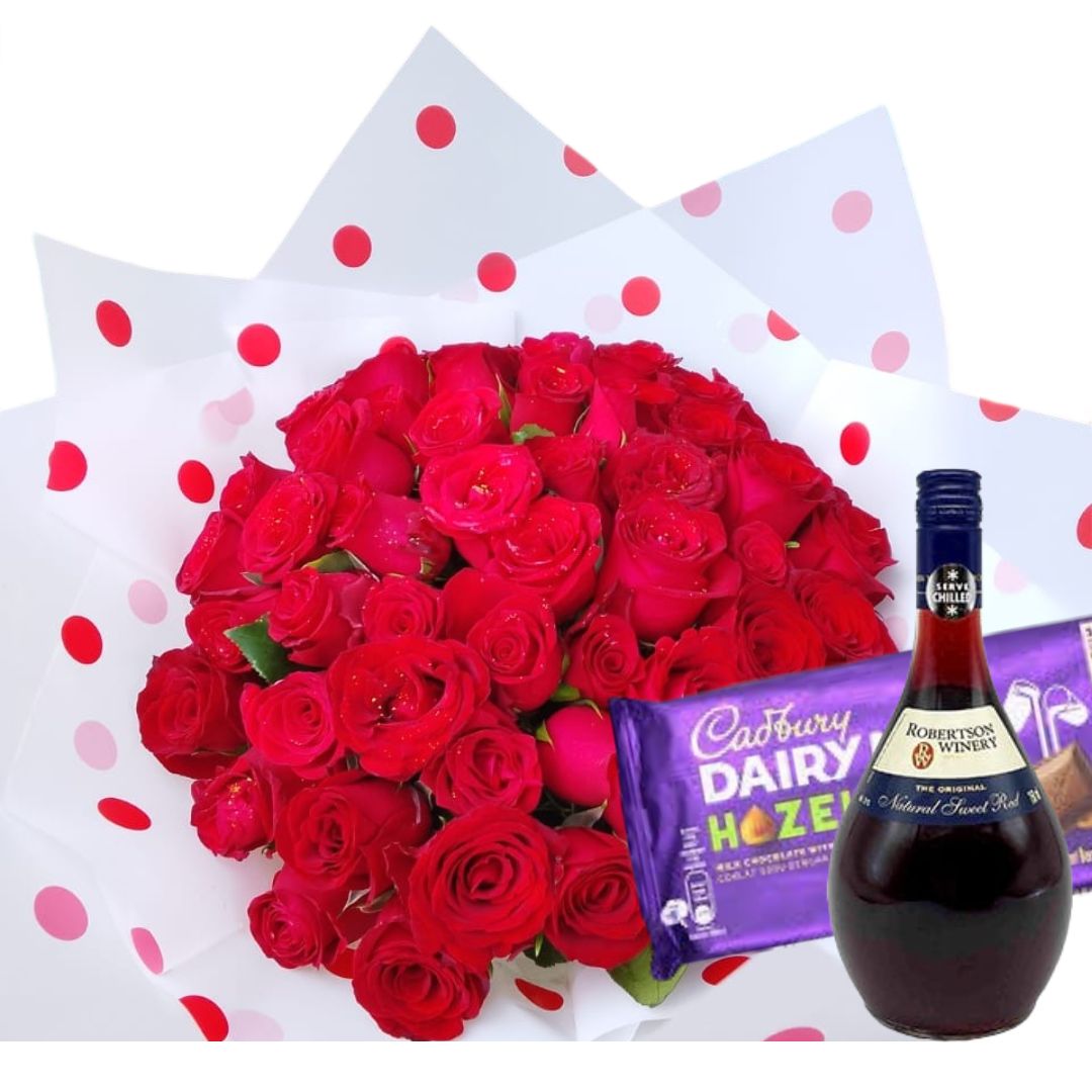 Nairobi Valentines Roses: Express Your Love with a Stunning Red Rose Bouquet (Copy) (Copy)